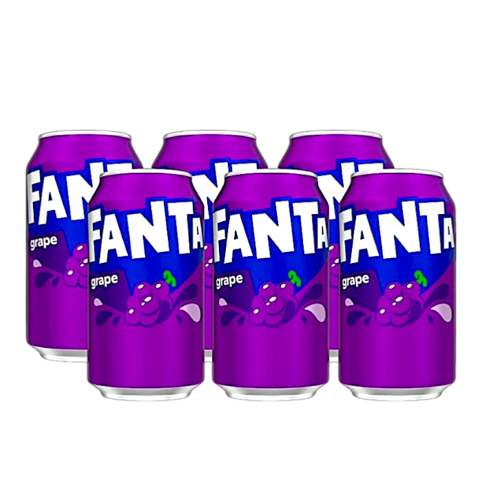 Fanta Grape Soft Drink 6 cans x 355mL