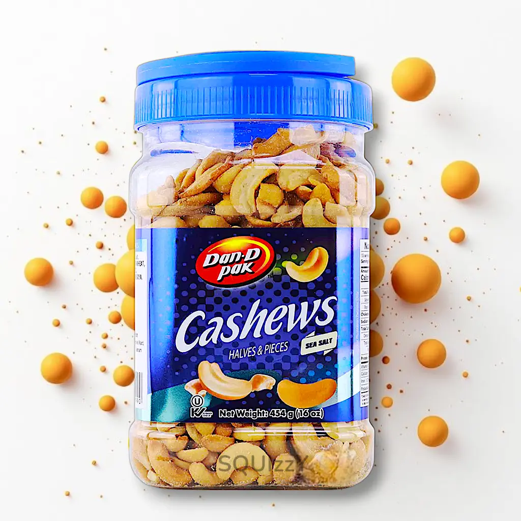 Dan-d Pak Cashews Sea Salt 454g