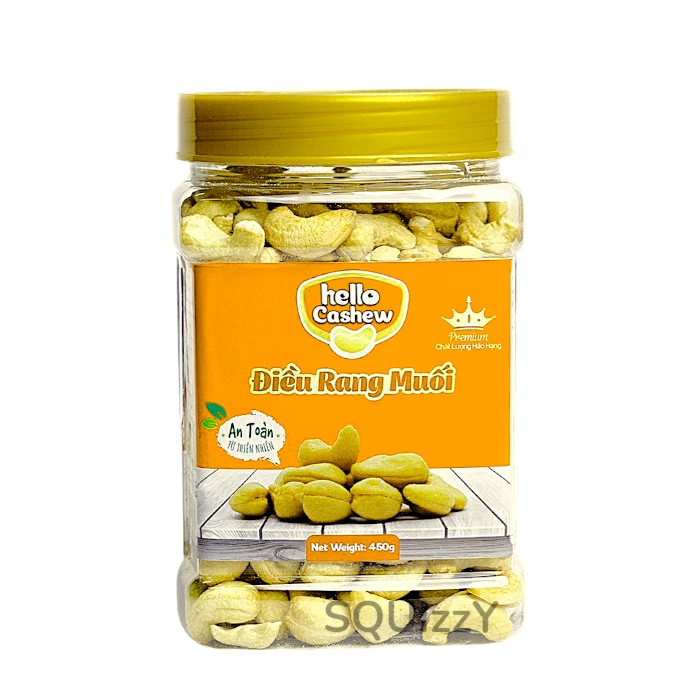 Hello Cashew Roasted Unsalted 450g