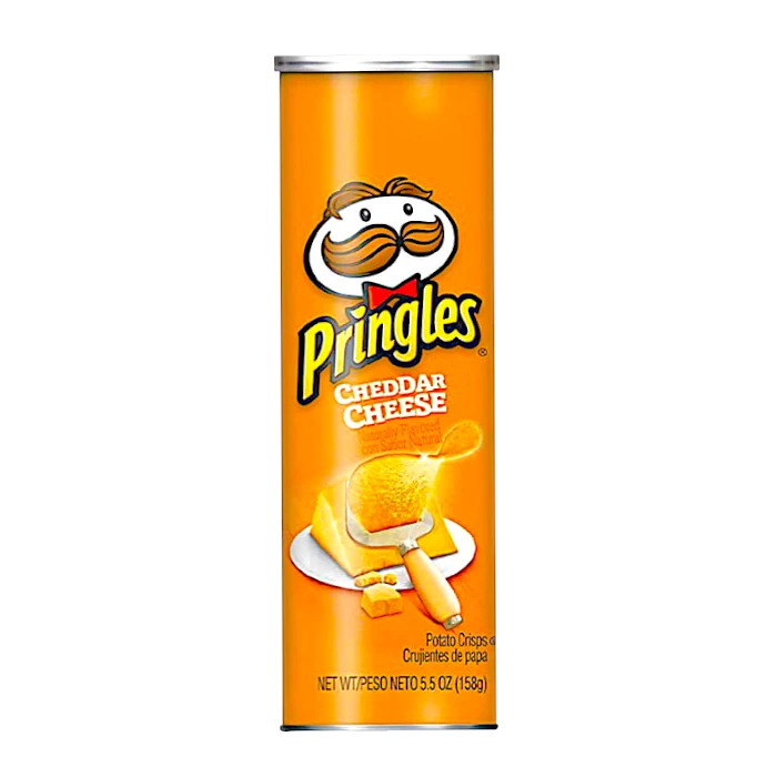 Pringles Cheddar Cheese Potato Crisps 158g