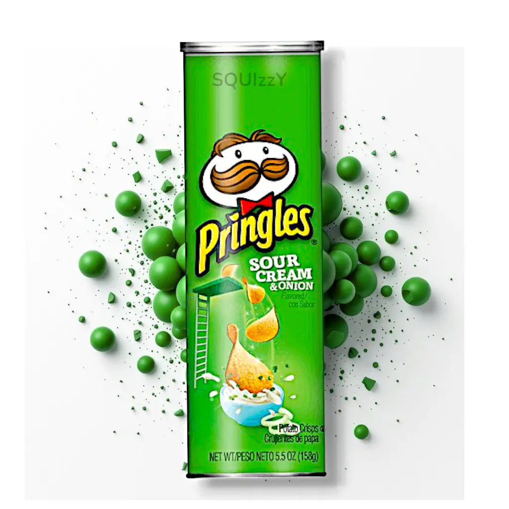 Pringles Sour Cream and Onion Potato Crisps 158g