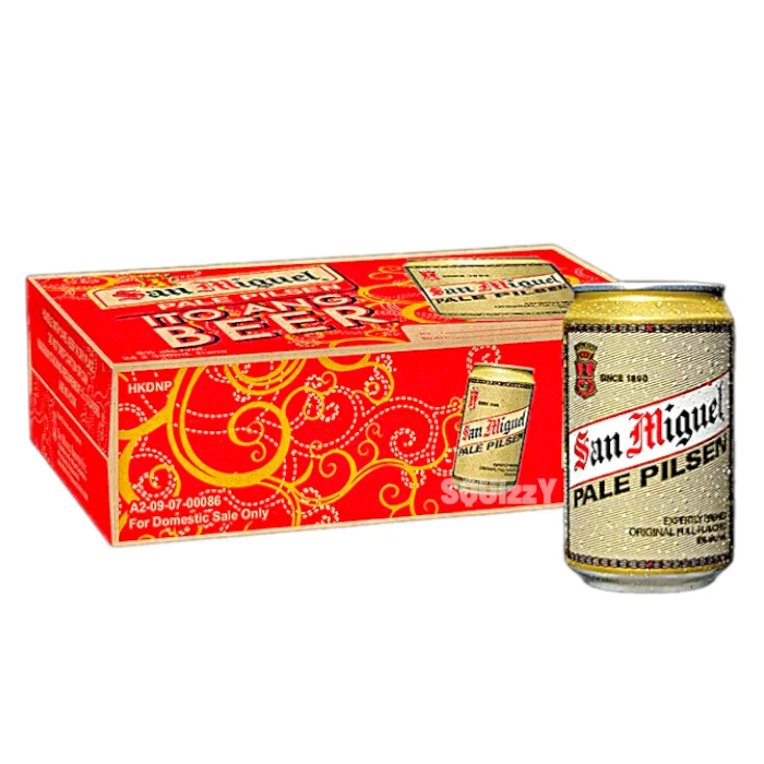 San Miguel Pale Pilsen 24 cans box x 330mL