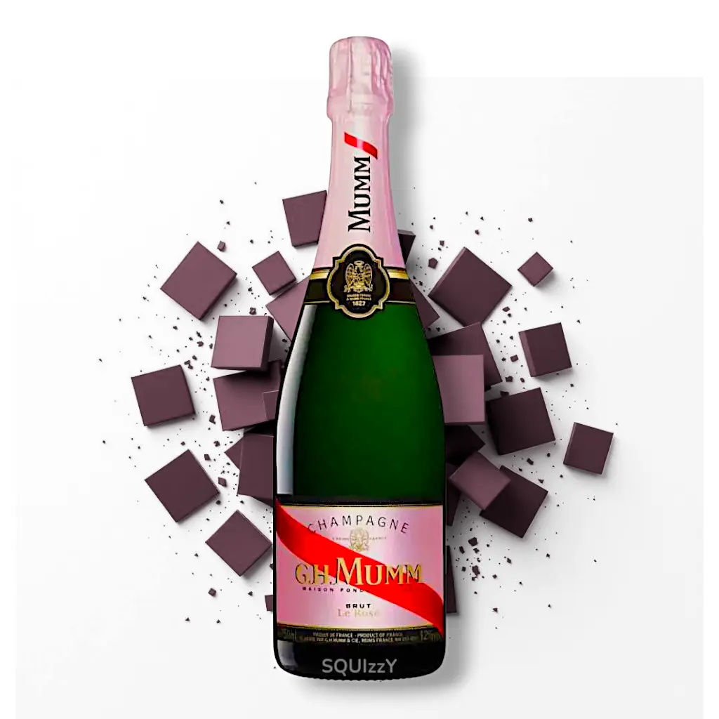 G.H. Mumm Rose Champagne 750mL