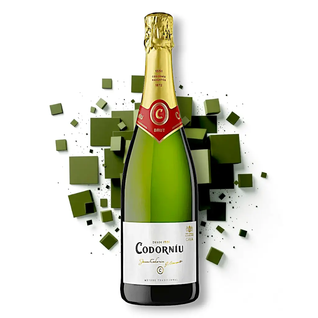 Codorniu Brut Cava Sparkling Wine 750mL