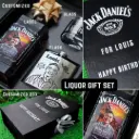 Custom Liquor Gift Set with Personalized Box, Engraved Flask & Glass – Perfect for Birthdays, Anniversaries & Corporate Gifting