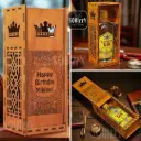 Gift Box Wooden (Customized & Engraved) - for wine or liquor