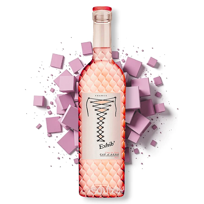 Exhib Cote Thau Rose Wine 750mL