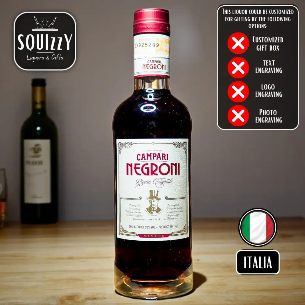 Campari Negroni Bitter Cocktail 500ml
