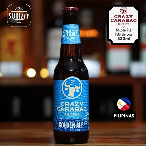 Crazy Carabao Golden Ale beer 330ml