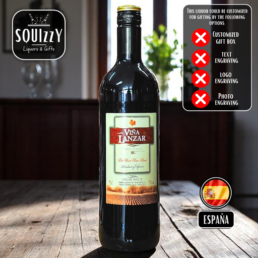 Vina Lanzar Semi Sweet Red wine 750ml