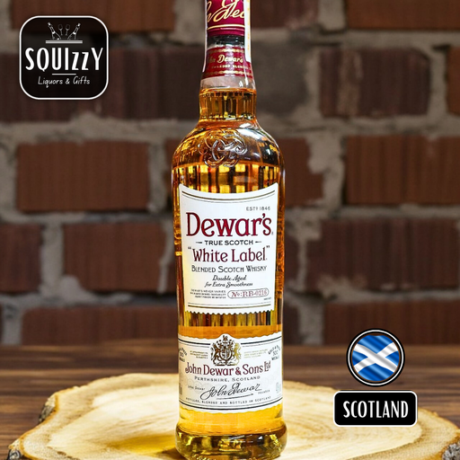 Dewars White Label Blended Scotch whisky 750ml