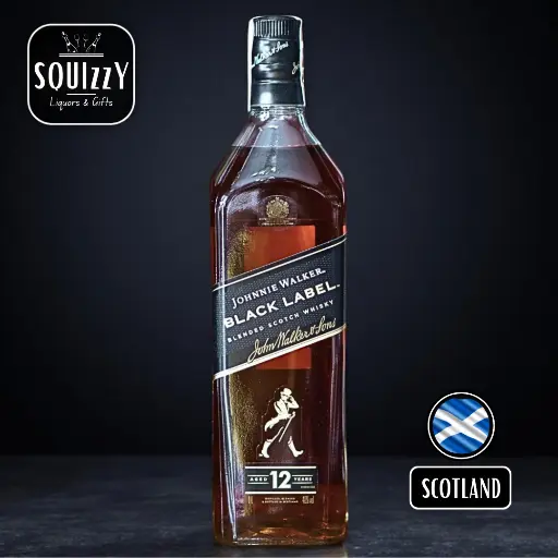 Johnnie Walker Black Label Blended Scotch whisky 1L