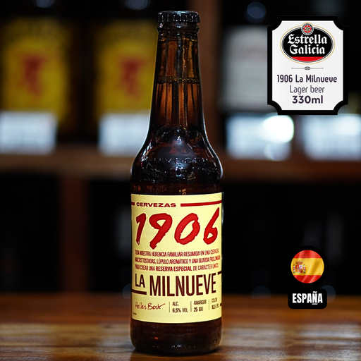 Estrella Galicia 1906 La Milnueve Lager Beer 330mL