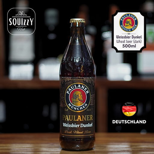 Paulaner Dark wheat beer 500ml - Bundle of 4 btls