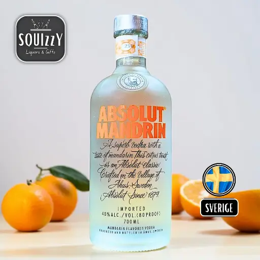 Absolut Mandrin Flavored Vodka 750ml
