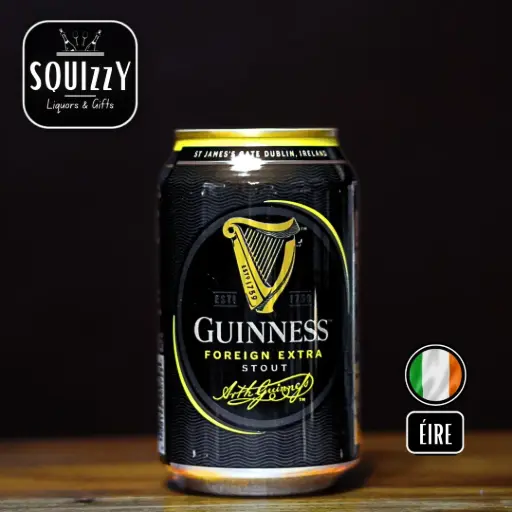 Guinness Foreign Extra Stout Irish beer 330ml - Bundle of 6 cans