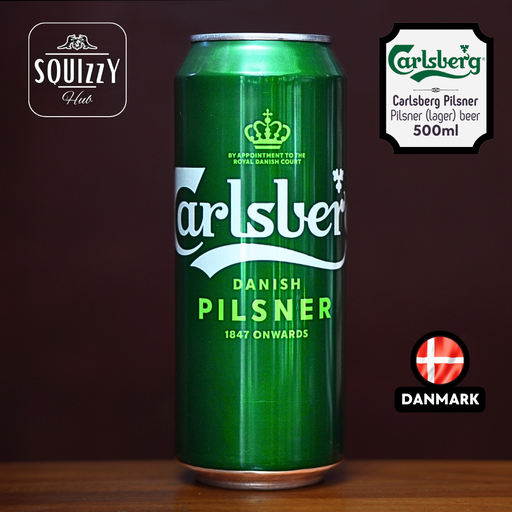 Carlsberg Danish Lagerbeer can 500ml