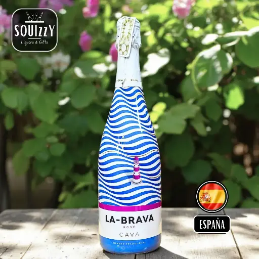 Cava La-Brava Rose Sparkling wine 750ml