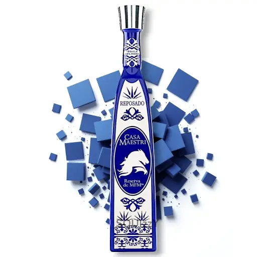 Casa Maestri Reposado Agave Tequila ceramic 1L