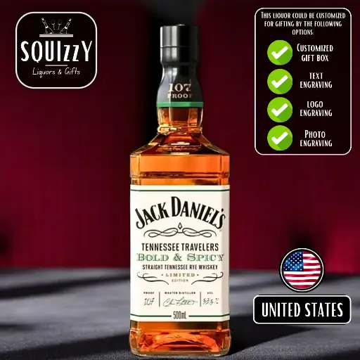 Jack Daniel's Tennessee Travelers Bold & Spicy Whiskey 500ml