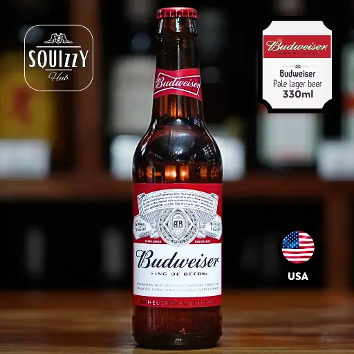 Budweiser beer btl 330ml - Bundle of 6pcs