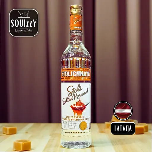 Stolichnaya Salted Caramel flavoured vodka 750ml