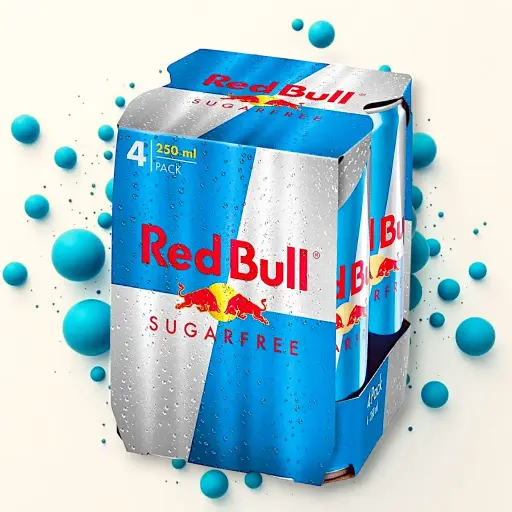 Red Bull Sugar Free Energy Drink Set 4 cans x 250mL