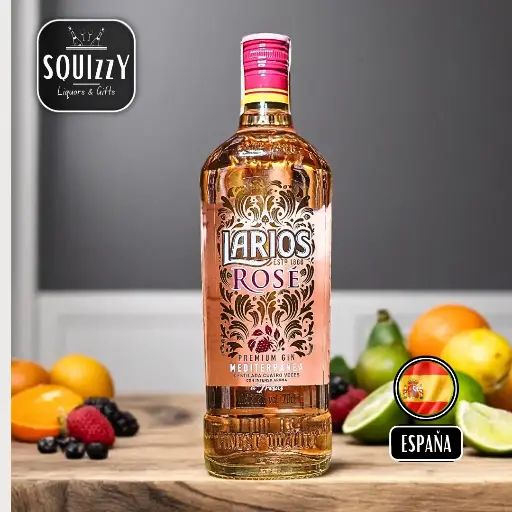 Larios Mediterranean Rose Flavoured Gin 700ml