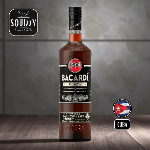 Bacardi Carta Negra Black Rum 750ml